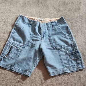 Lee Women's Light Blue Denim Shorts